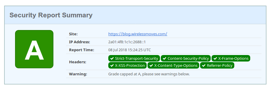 content security header evaluation