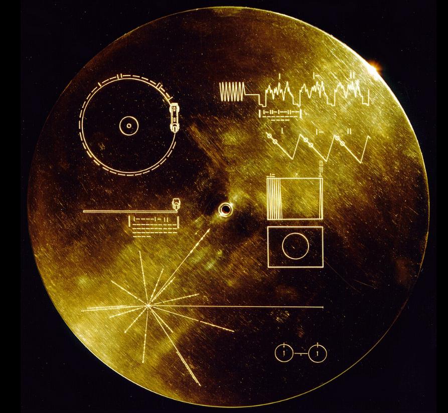 Picture of the Voyager golden record