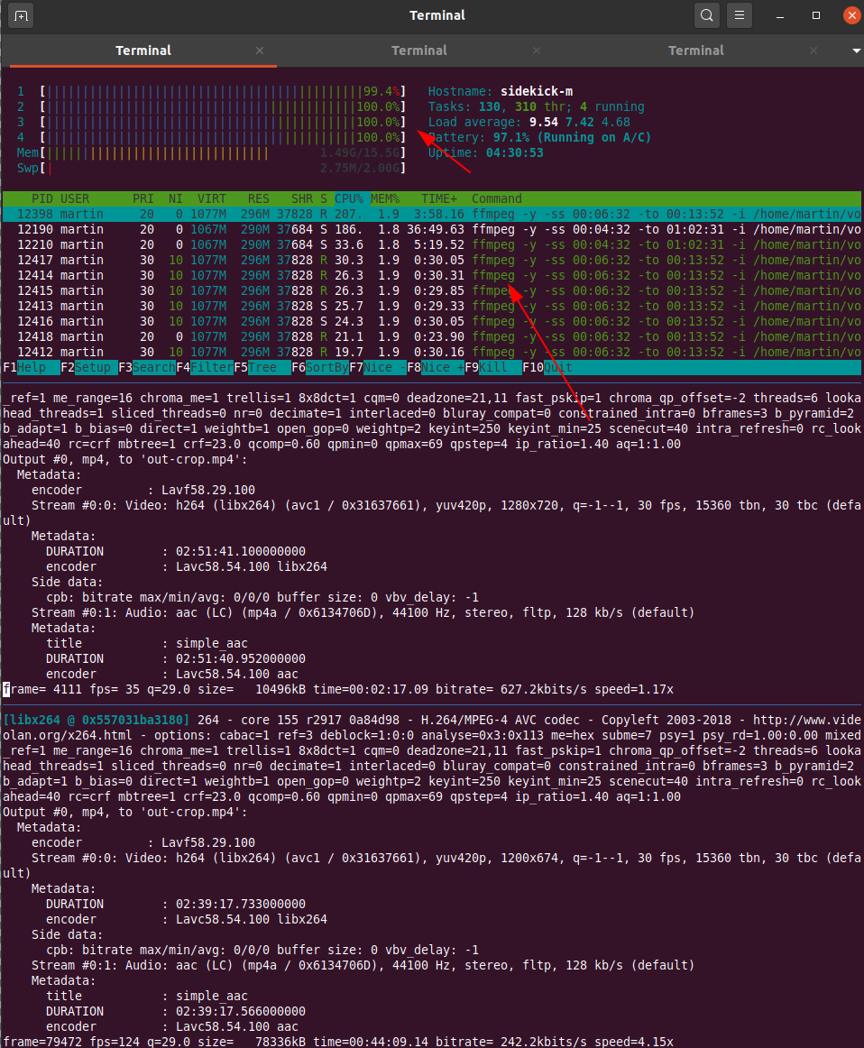 Processor load